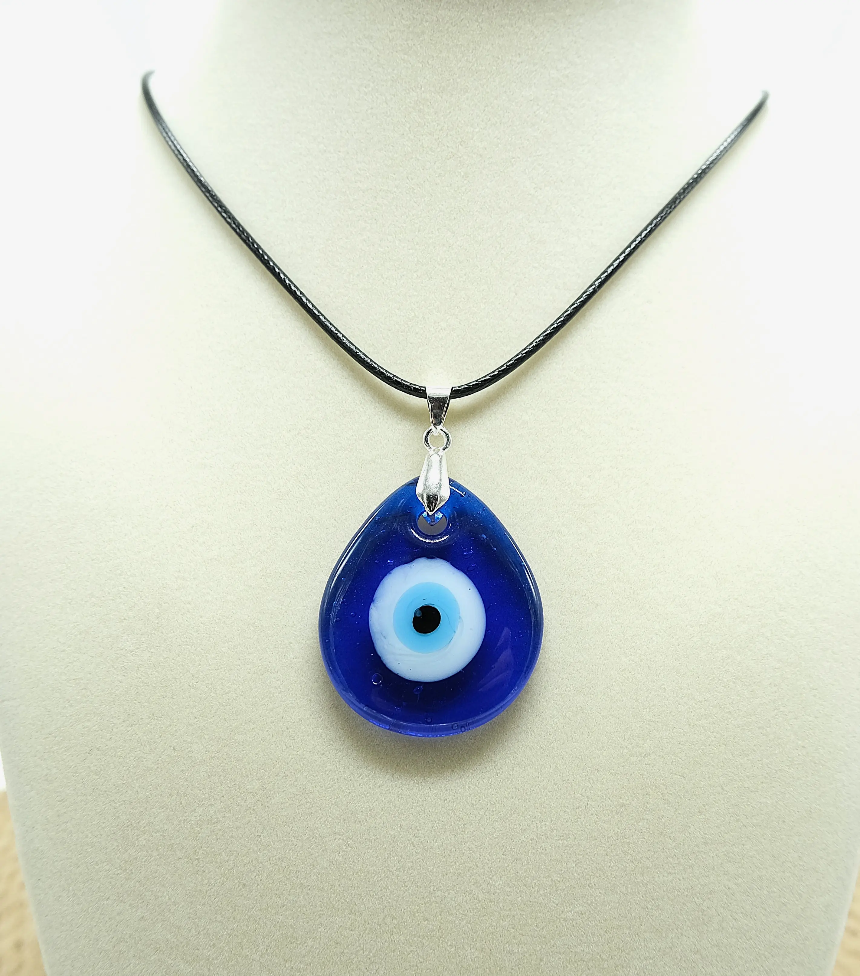Evil Eye Teardrop Pendant Necklace - Evil Eye Protection