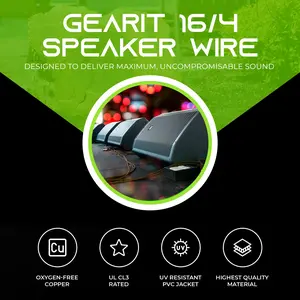 16/4 AWG OFC Outdoor Speaker Wire, Brown