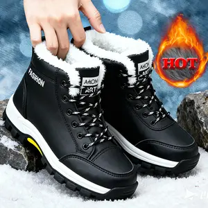 Winter Snow Boots for Women Fur Lined Waterproof Fur Boots Warm Ankle Boots
