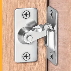 Secure Your Home with This Heavy-Duty 304 Stainless Steel Door Security Lock Latch!