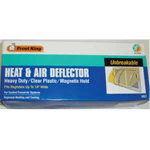 212 MAIN Adjustable Magnetic Hold HD7 Heater Deflector, Unbreakable 10-14 In., Heavy-Duty Plastic