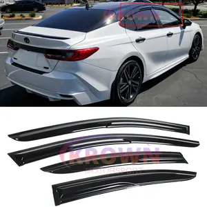 FOR 2025+ TOYOTA CAMRY MUGEN STYLE JDM 3D WAVY WINDOW VISOR RAIN GUARD VENT DEFLECTOR