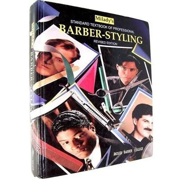 Used Hard Cover Milady's Standard Textbook of Professional Barber-Styling Tutorial by Maura T. Scali-Sheahan - 544pp, 2.65 lbs, Delmar Pub, English