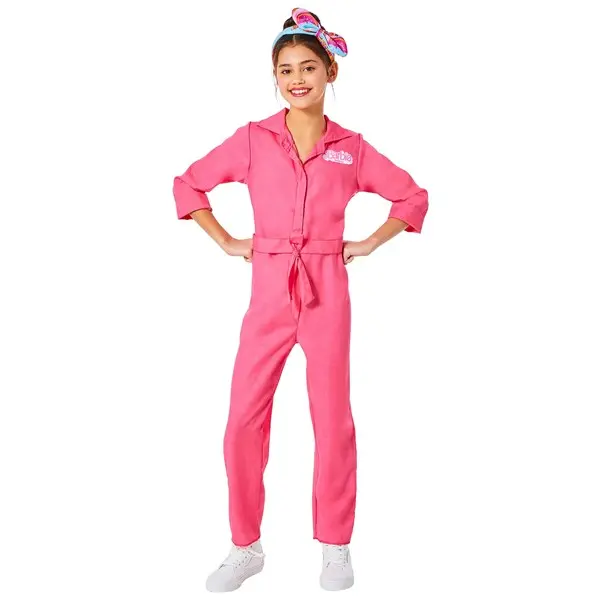 Barbie Movie Kid's Barbie Pink Jumpsuit Costume