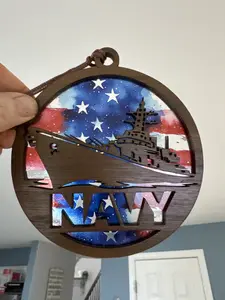 Navy Suncatcher for Sunny Window