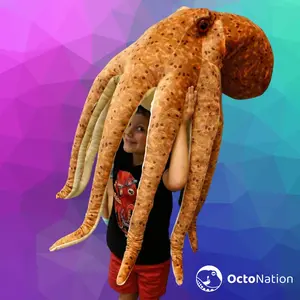 Realistic Jumbo Octopus Stuffed Animal, Toy, Giant Octopus Plush | Adopt an Octopus