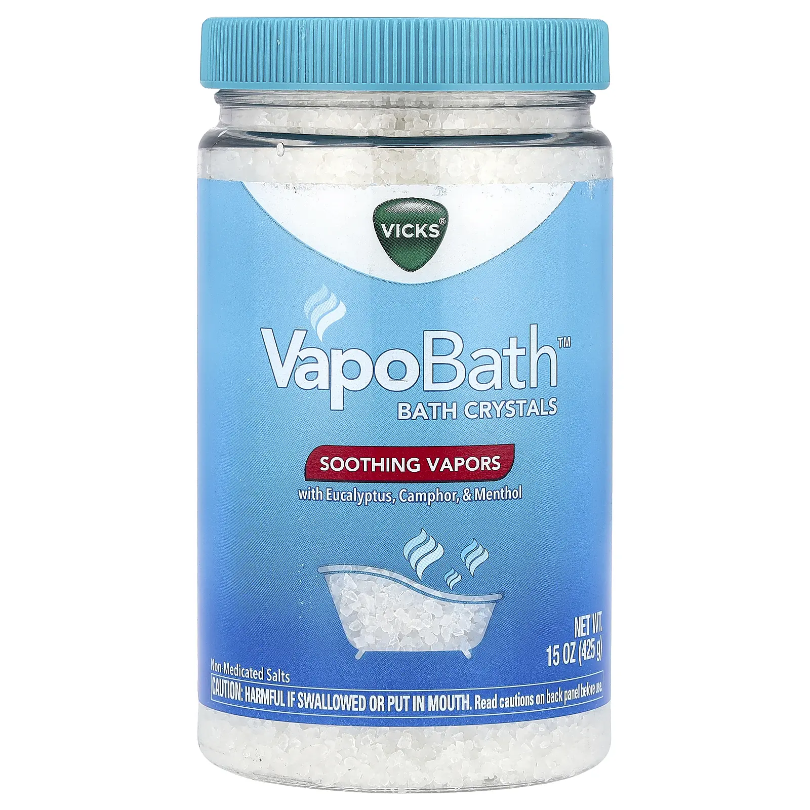Vicks VapoBath™, Bath Crystals, Soothing Vapors, 15 oz (425 g) Vicks VapoBath™, Bath Crystals, Soothing Vapors, 15 oz (425 g)