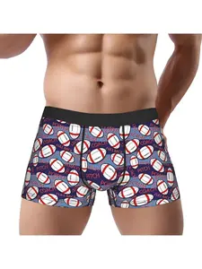 1 Piece Rugby Underpants Homme Panties Male Underwear Sexy Shorts Boxer Briefs