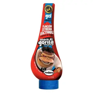 NSC Moco De Gorila Rockero Red Extreme Hair Gel - 11.9oz (340g) Long Lasting Gel, Scented Beauty & Personal Care Haircare Styling Product, Extreme Gel