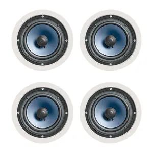 Polk Audio RC60i 2 Way In Ceiling Speakers - 4 Pack (White)