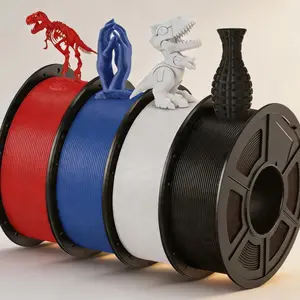 Pla 1.75mm Filament Spool, 3D Printing Material, Precision +/- 0.02mm, 250g X 4 Reusable Bobbins, High-Quality Pla for 3D Printers