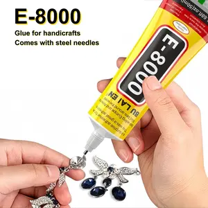 1pc/2pcs E8000 Strong Adhesive Gel, Jewelry Making, Phone Repair, Clothing Shoe Repairs, Metal Plastic Leather Fabric Universal, High Strength Glue