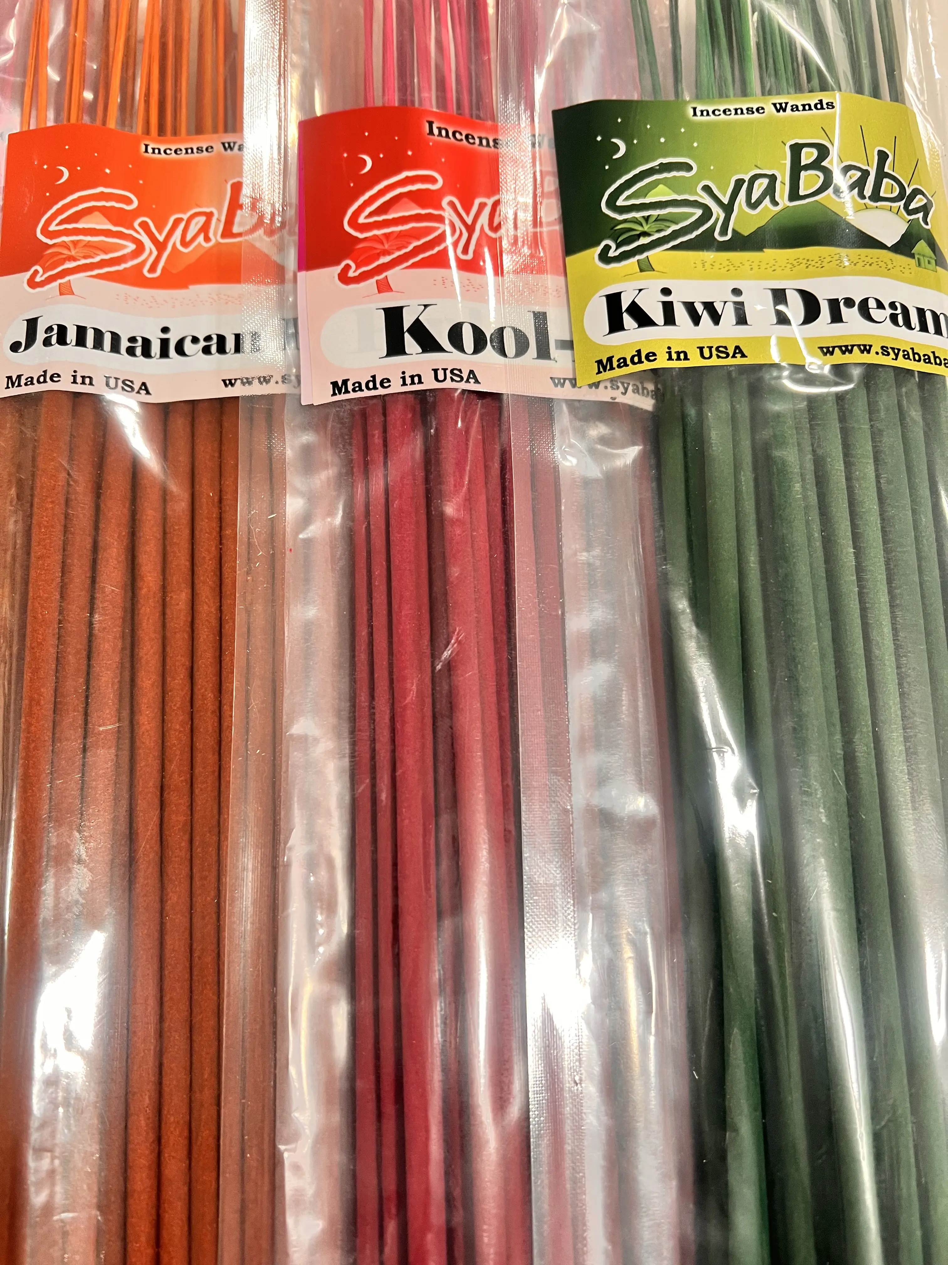 SyaBaba Jumbo Size Scented Incense Sticks - 6-Pack Variety Bundle (50 Sticks per Pack, 19 in), Aromatic Scents for Meditation, Home Relaxation | Home Fragrance Supplies