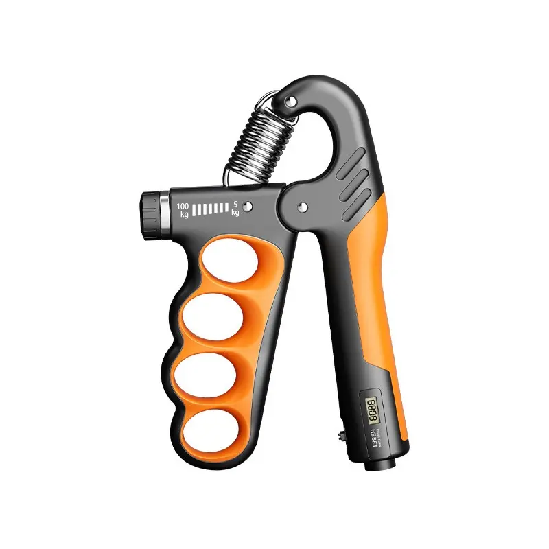 LINGPENG Adjustable Hand Grip Strength Trainer, Adjustable Exercise Machine, 1 Count 5-100kg Hand Grip Strengthener with LCD Display, Hand Strengthening Training Equipment for Home Gym Workout