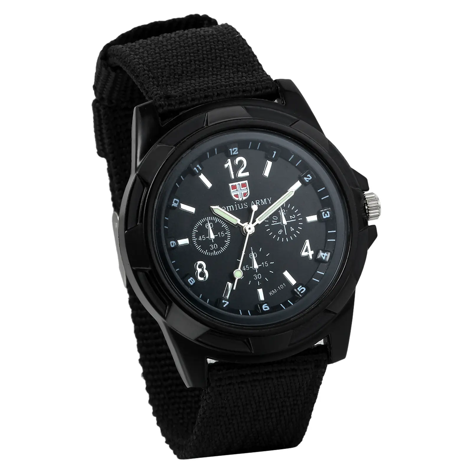 OIDEA Tactical Watches for Men - Military Field Analog Quartz Wristwatch with Lightweight Nylon Weave Strap for Outdoor Sports summerwins,summerwins