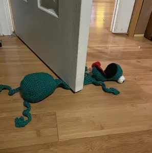 Crochet Froggy Doorstop