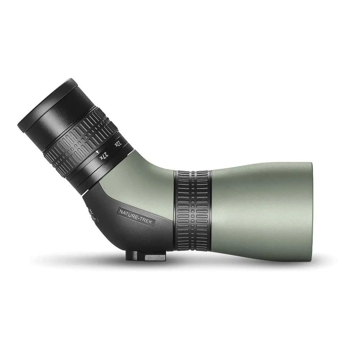 212 MAIN Hawke Sport Optics Nature Trek 9-27x56 Compact Spotting Scope - Green, 9-27x magnif., angled body, tripod mount, outdoor monocular telescopes