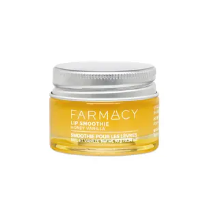 Farmacy Honey Vanilla Lip Smoothie Peptide Lip Balm - Lip Moisturizer & Plumper with Vitamin C - Honey Vanilla Scented with High Gloss Finish