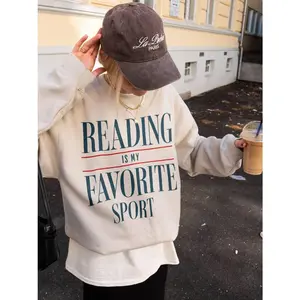 Reading is my favorite sport Sweater, Vintage Reading Gildan Sweatshirt, Book lover gift, Bookish Gildan Sweater, Bookworm, Reader Gift, Book crewneck