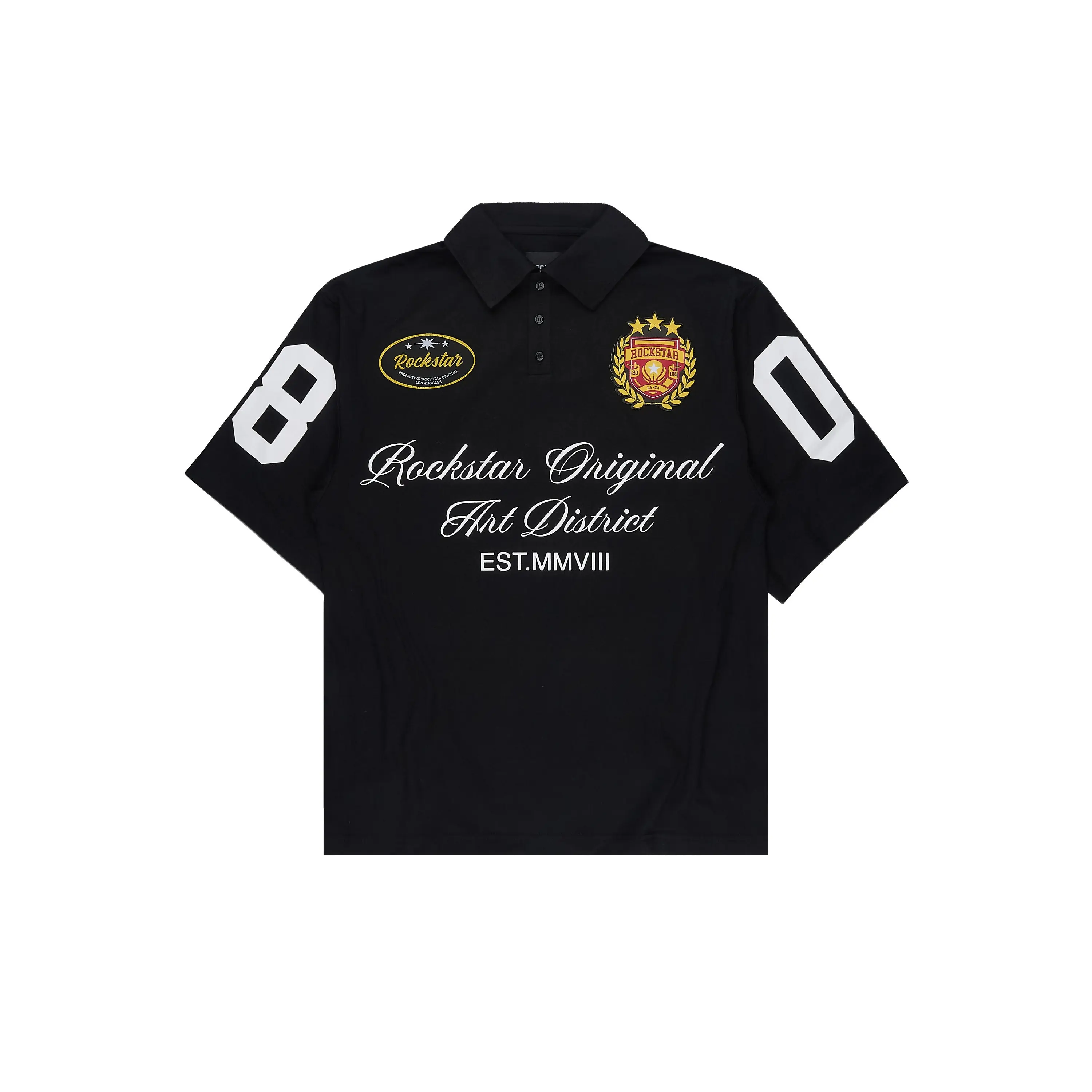 Amiro Black Polo Shirt