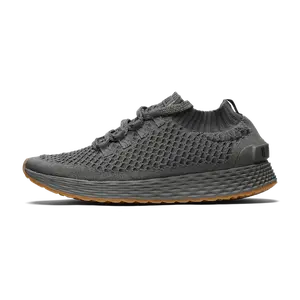 NOBULL Women's Allday Knit Shoe in Green Slate - Everyday Walking Sneaker, Comfortable Slip-On Shoe, Casual Trainer