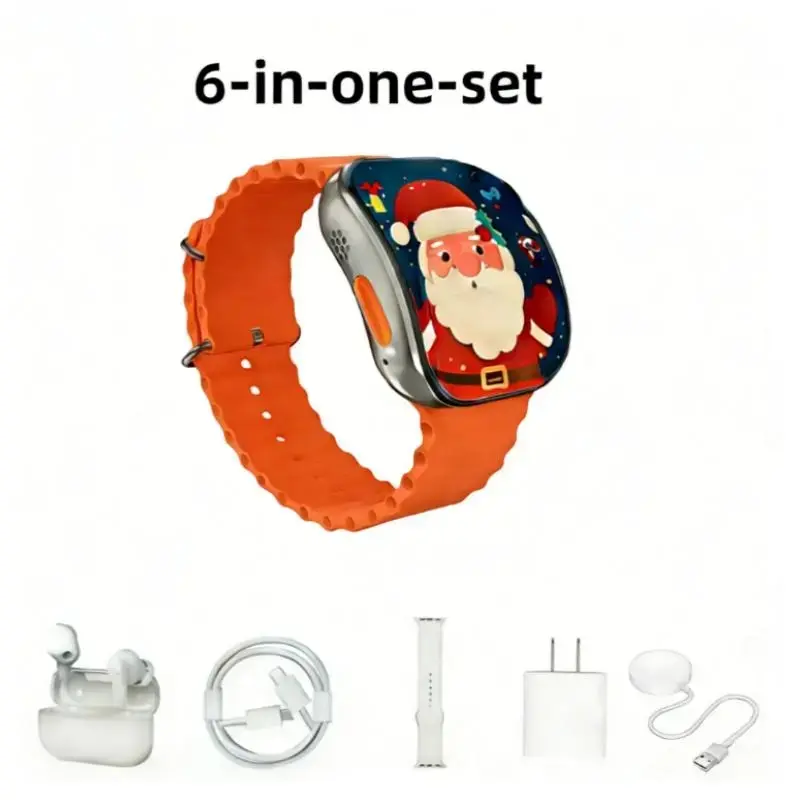 Multi-Purpose Smart Accessory Bundle, PremiumSmartwatch Matched with Bluetooth Headphones, Comeswith 20W Rapid Charger and Type-C Cable, Built-in AudioFunction, Compact Portable Chargable Wearable Kit