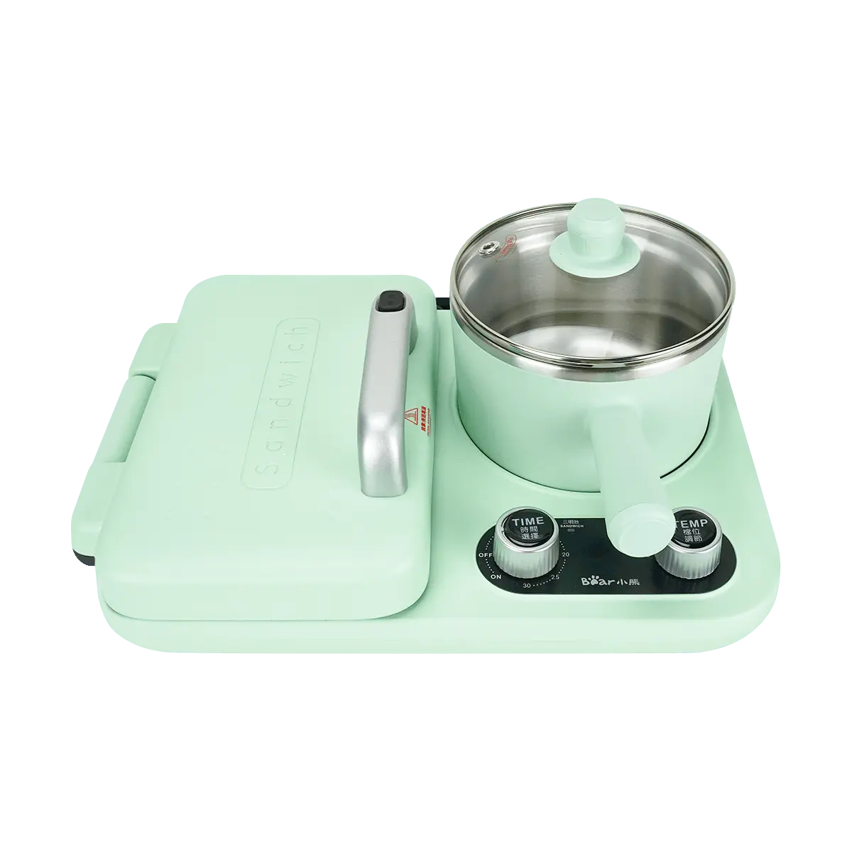 Bear 4-in-1 Breakfast Station: Multifunctional Toaster, Grill, Oven & Pan for Home Kitchen Bear 4-in-1 Breakfast Station: Multifunctional Toaster, Grill, Oven & Pan for Home Kitchen