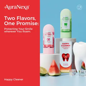AuraNexa Solid Toothpaste | Deep Clean & Whitening, Gentle Oral Care for Sensitive Teeth #Summervibes