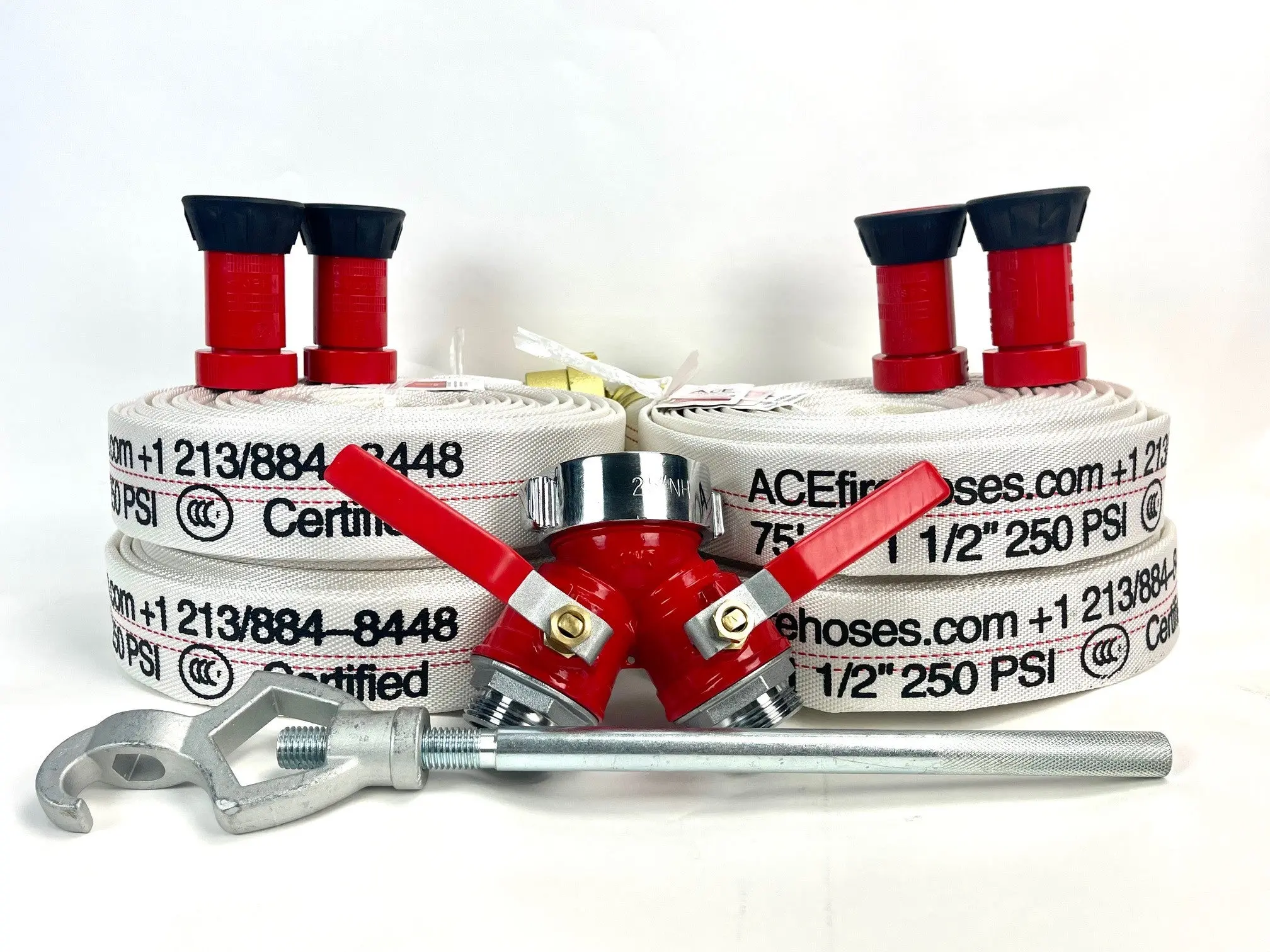 Ace Fire Defense 4-Pack Fire Safe Home Pro Bundle® – 300 ft Heavy-Duty Wildfire Defense Bundle