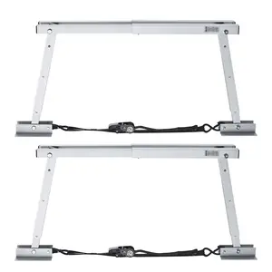 【Spotlight Day】VEVOR Universal RV Stabilizer, RV Bumper Stabilizer for Trailers, Campers, Fifth Wheel, Compact Foldable Design for Easy Storage, Adjustable Height from 12 inch to 28 inch, Reduces RV Wobble, 2PCS