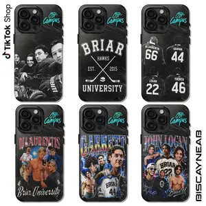 Malone's Bar Off Campus Phone Case, Romance Graham Logan Tucker DI Laurentis Phone Cover, Briar University Hockey 17 Air Pro Max