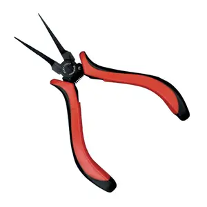 4.5‘’ Thin Flat Needle Nose Pliers Electrician Forceps for Jewelry & Handcraft