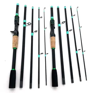 4-Section Fiberglass Baitcasting Spinning Rod, 180cm/70.86inch M-Tone Fish Pole, Carp Fishing Tackle Accessory, Sports & Outdoor Fishing Equipment,summervibes Trout Rod fishing equipment baitcasters