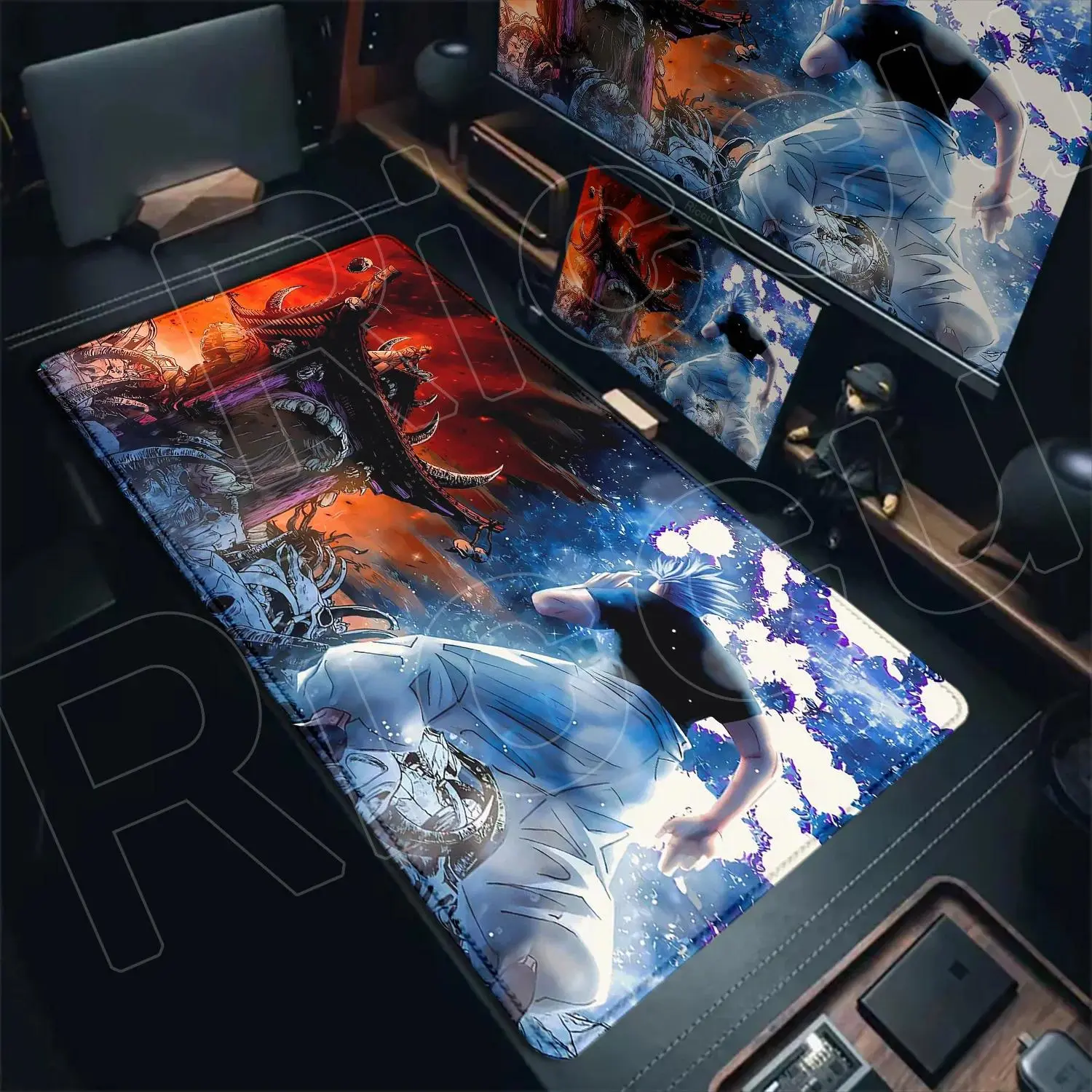 Gojo Mouse Computer Thing Jujutsu Kaisen Gojo Satoru Anime Gaming Mouse Pad, 80x30cm 3mm Thick ...