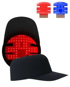 KTS Premium Hair Growth Cap LED 70 x 630 nm Red Light & 70 x 470 nm Blue Light Dual Light Spectrum for Daily Haircare Portable Hair Growth Cap for Men and Women Home Comfortable & Wireless