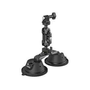 SmallRig Camera Suction Cup Mount, Mount for GoPro, on Car Window, Windshield, for Sony DSLR, Lightweight Camera, Vehicle Shooting,Vlogging, Mobile Phone, Action Camera with Action Camera Mount - 3566