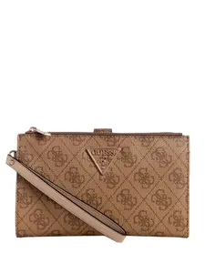 GUESS Female Laurel Quattro G Double-Zip Organizer Wallet