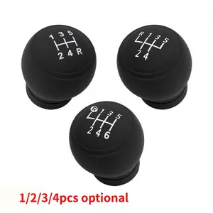 1/3Piece Silicone Shift Knob Cover - For 5-Speed/6-Speed Manual Transmission - Easy to Install, Durable Soft Car Interior Accessory for Cars, Trucks and SUVs, Vehicle Upgrade, Wear-Resistant Material, Trucker's Choice, Automotive