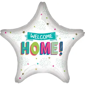 Welcome Home Jumbo Foil Star Balloon Welcome Home Jumbo Foil Star Balloon