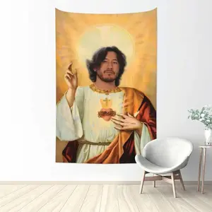 Markipliers tapestry wall decorations, novel printed wall stickers, suitable for dorm rooms, living rooms, birthday gifts, gifts for fans, dads, Father's Day gifts, friends, wives.