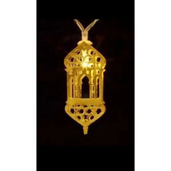 Ramadan/Eid lantern metal lights 5ft or 10ft