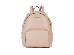 Pre-owned MICHAEL KORS Leather Backpacks Women's Erin Pebbled Zip Backpack