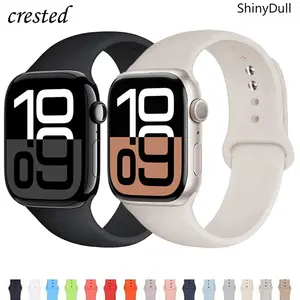 Sport Silicone Watch Band – Soft Durable Strap for Apple Watch, Fits 38–49mm All Series