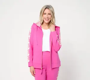 Belle Body by Kim Gravel French Terry Shell Bound Zip Hoodie