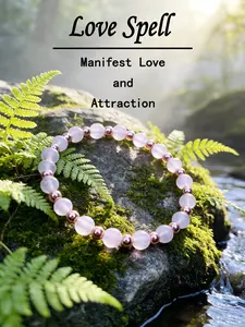 Healing Crystal Bead Bracelet, Emotionally Balancing Jewelry, Stress Relief Gift, Perfect for Weddings & Anniversaries