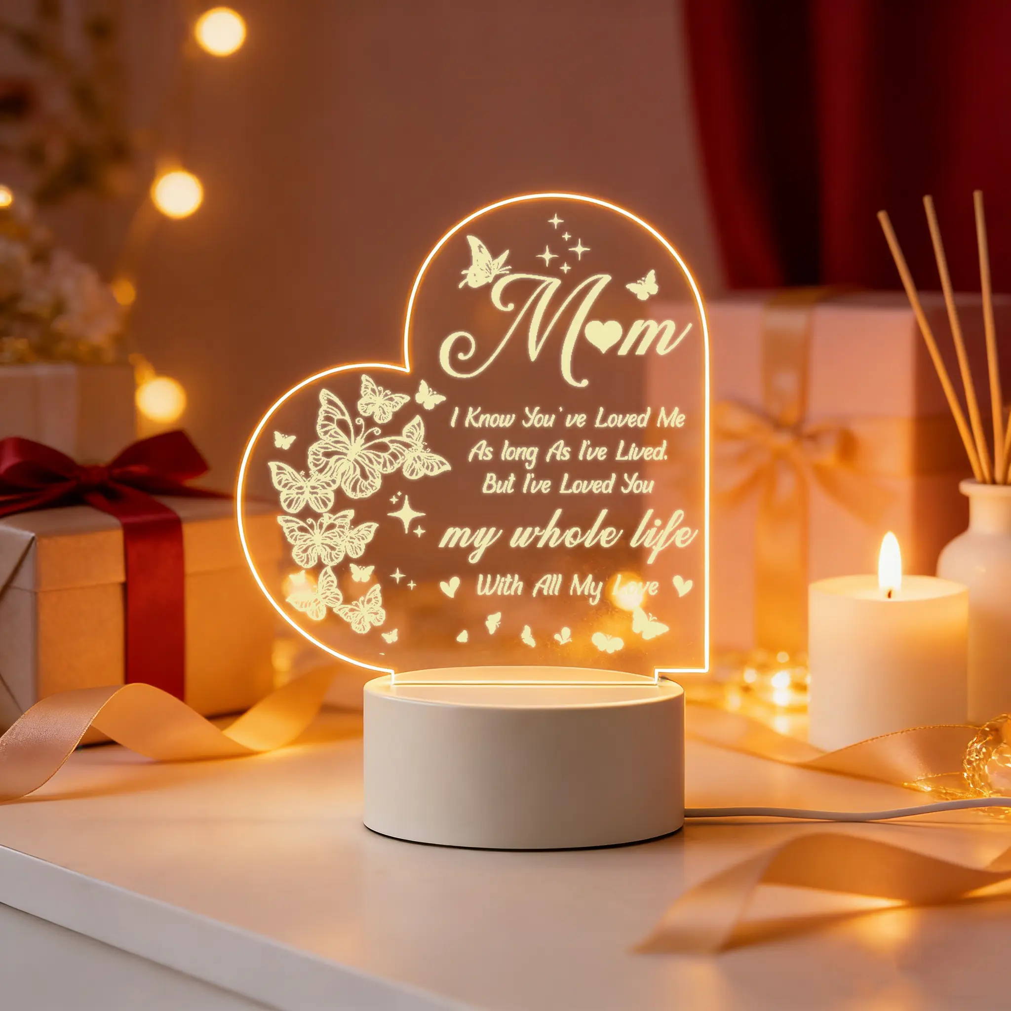 12’ Christmas Tree Light String Bundle, 5mm LED, Warm White DreamSpark Slow Fade, Decor, Magical Decoration Set