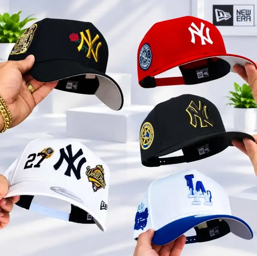1. Premium MLB NY Yankees LA Dodgers Baseball Cap – Adjustable Snapback Hat, 9FORTY 59FIFTY Style, Curved Brim Embroidered Team Logo, Unisex Men Women Streetwear, Hip Hop Urban Fashion, Retro Sportswear 2026