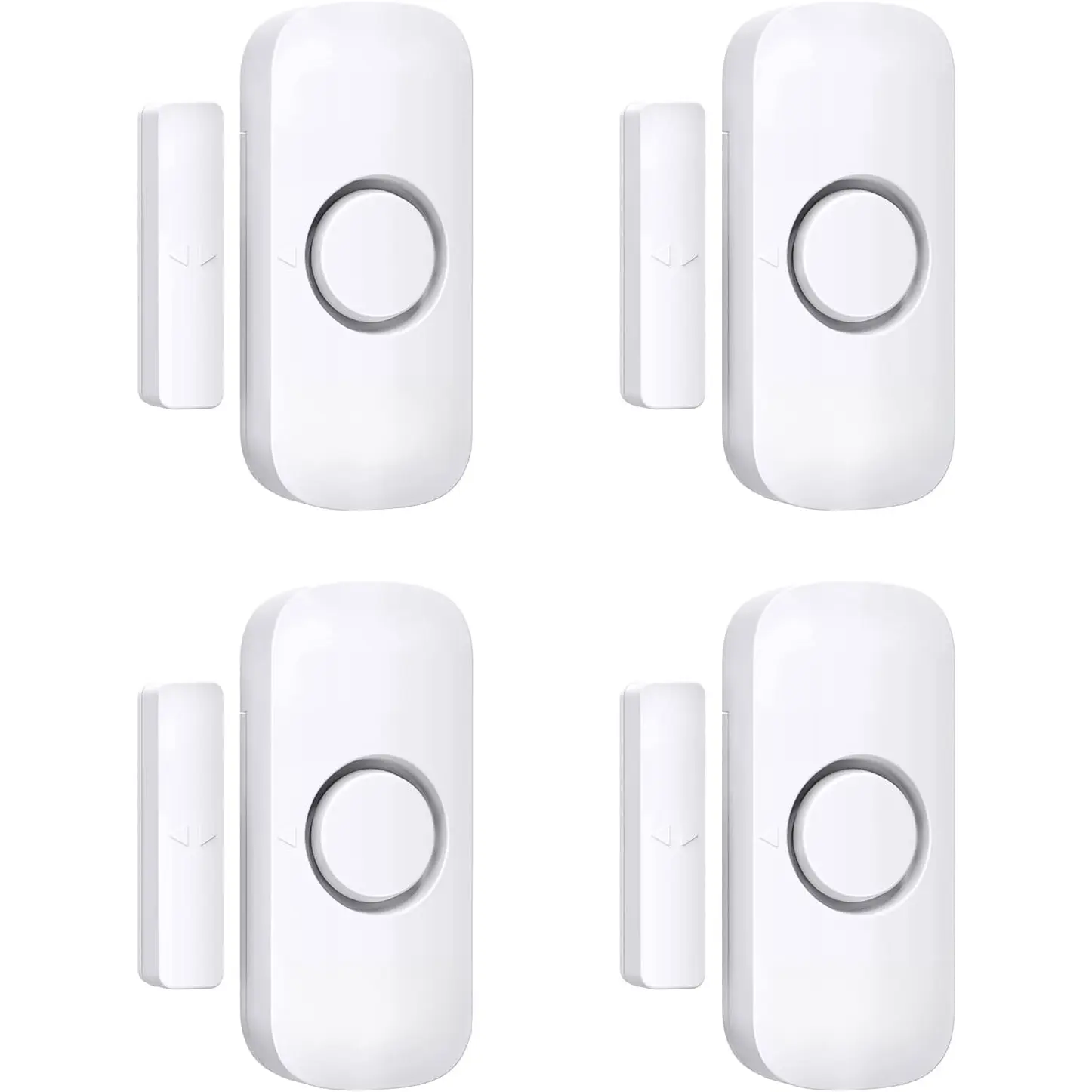 Door Window Alarm for  Safety,  Door Alarm for Home Security Personal Security Window Alarms Sensor Burglar Door Alarm for Home, Cars, Sheds, Caravans DIY Kit Pack of 4