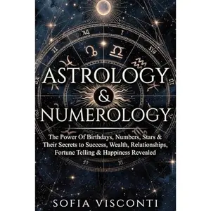 USED-Astrology & Numerology: The Power Of Birthdays, Numbers, Stars & Their Secrets to Success, Wealth, Relationships, Fortune Telling & Happiness Revealed by Sofia Visconti (Paperback)