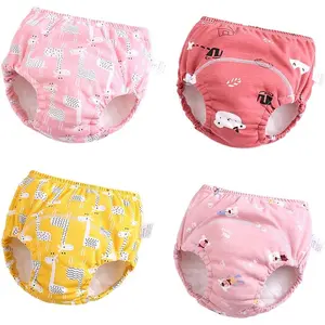 Baby Girls Cotton Training Pants Toddler Potty Training Underwear for Boys and Girls
